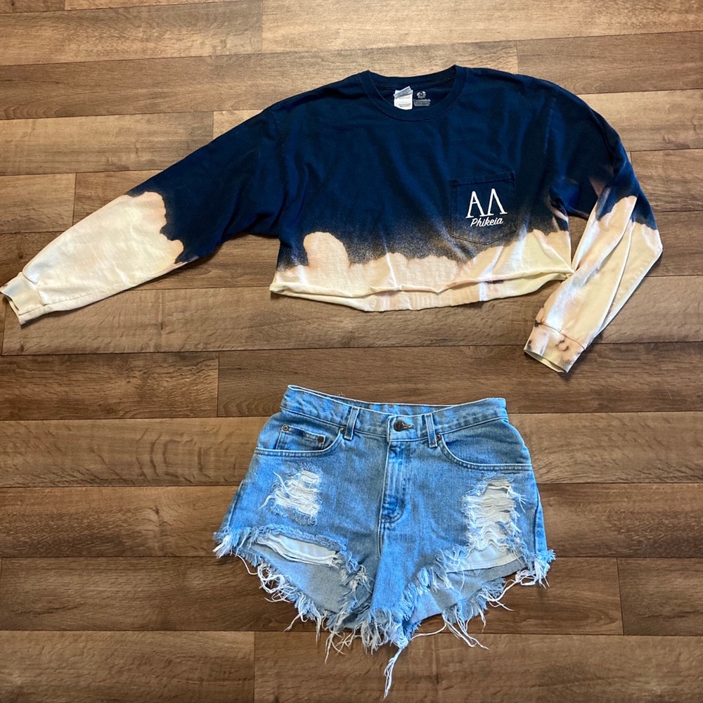 ❗️SOLD❗️Phi Delta Theta Florida Mu Longsleeve Crop - Picture 5 of 9
